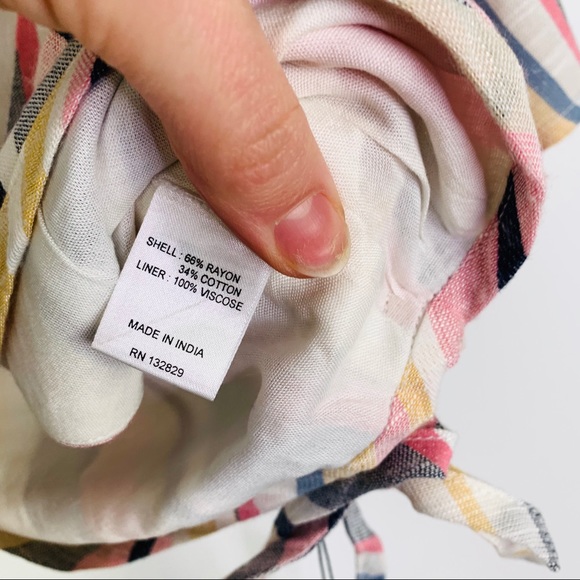 Majorelle cotton Cropped flutter sleeeve wrap top - Picture 7 of 7